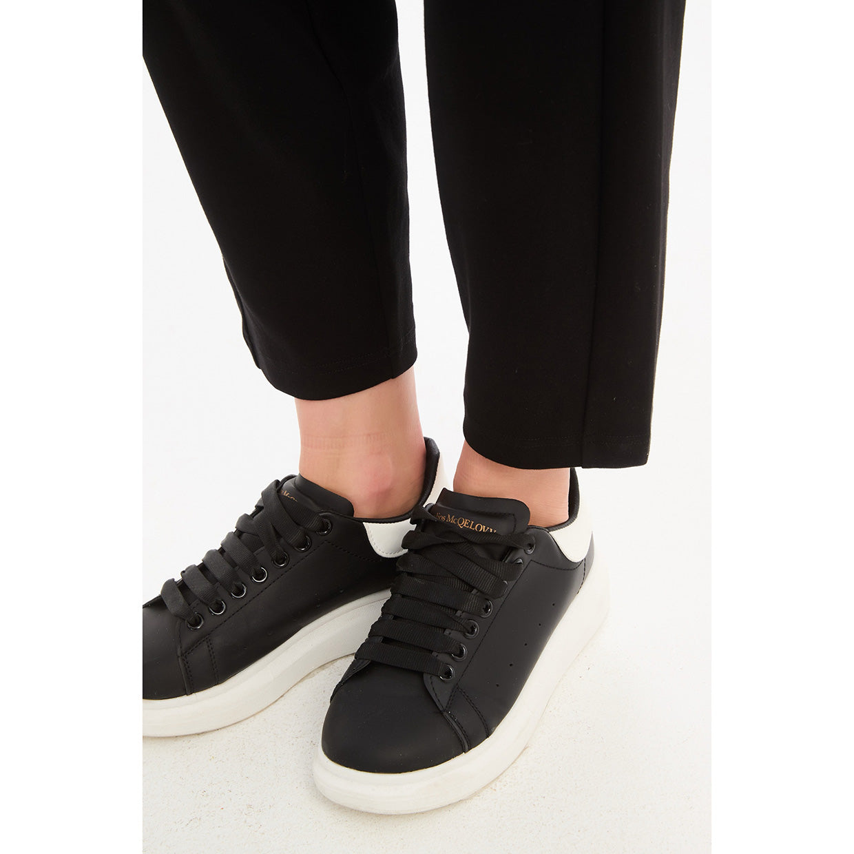 Barrel Leg Lounge Pant Black
