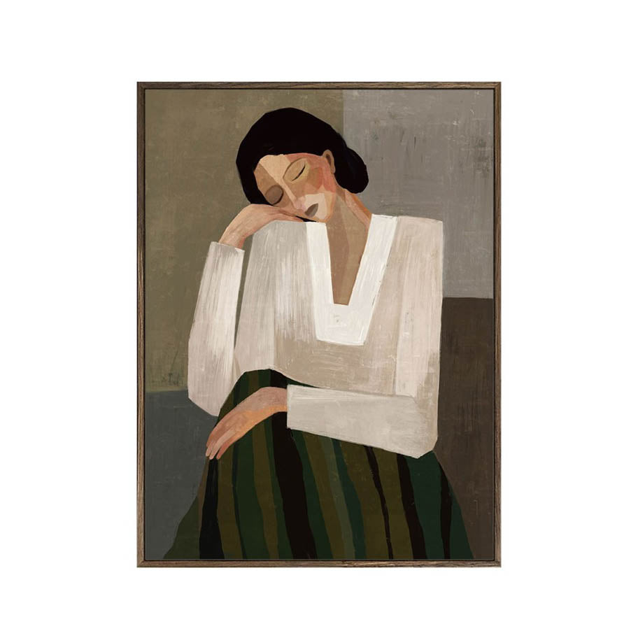 Rue Framed Canvas