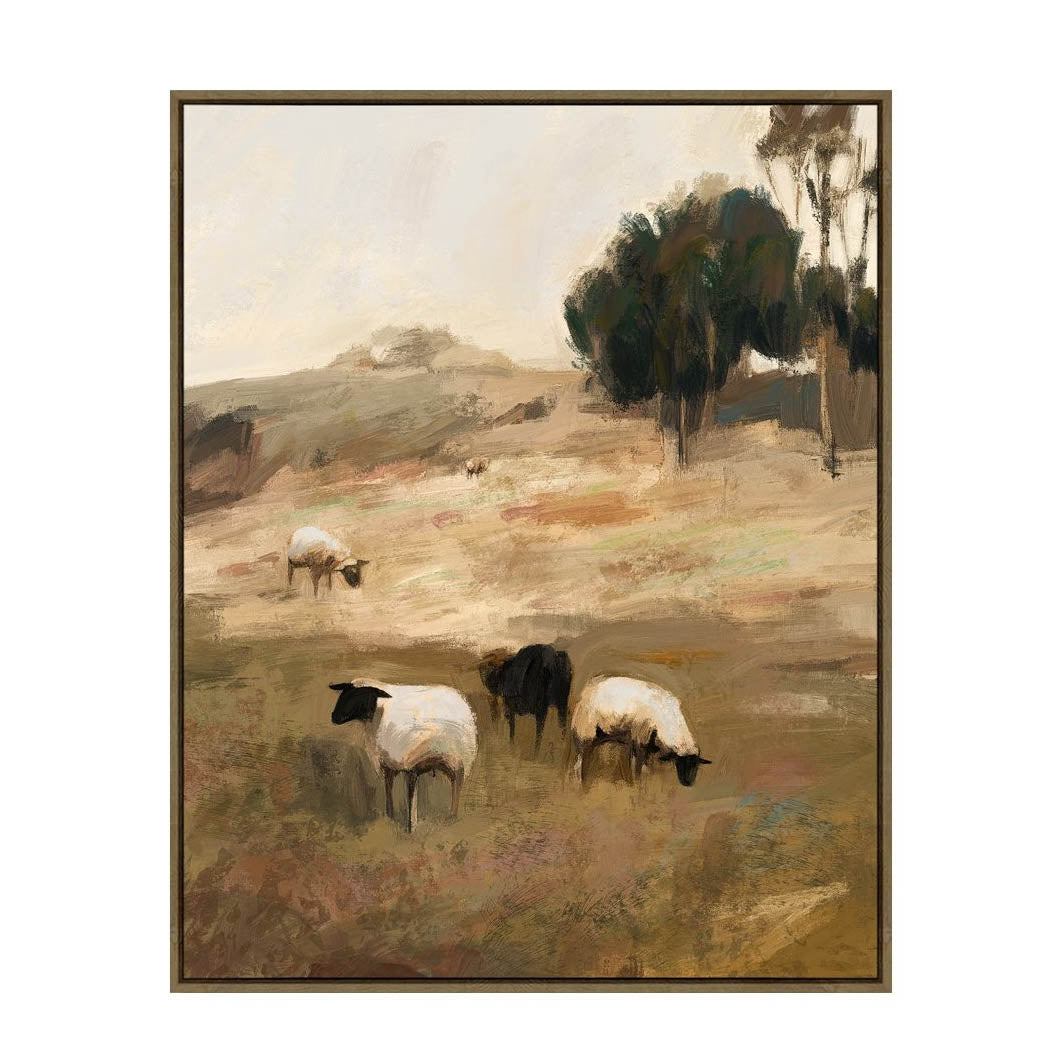 Flock Framed Canvas