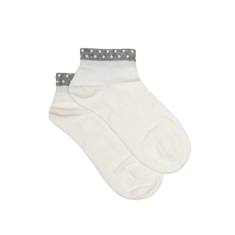Ankle Sock Dotty Bow