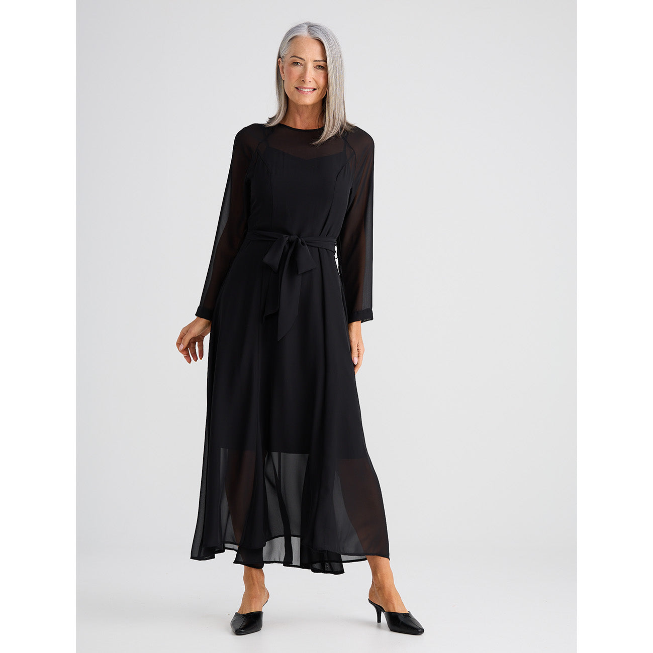 Onella Midi Dress Black