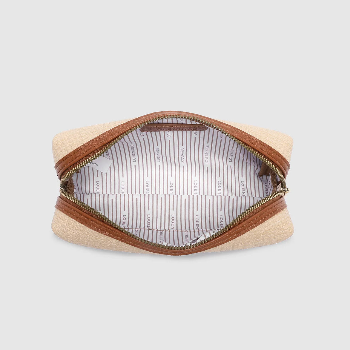 Brianna Makeup Bag Natural/Tan