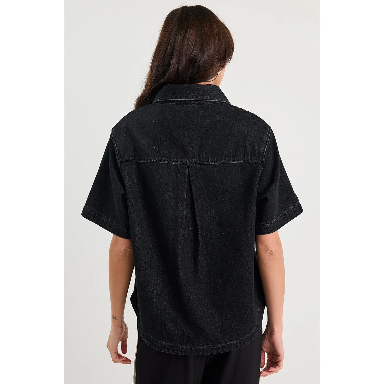 Crucial Black Denim Shacket