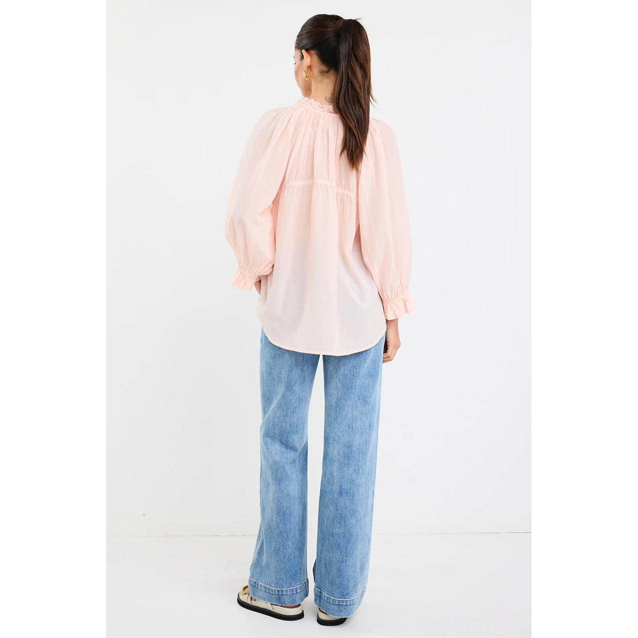 Expression Rosewater Voile Top