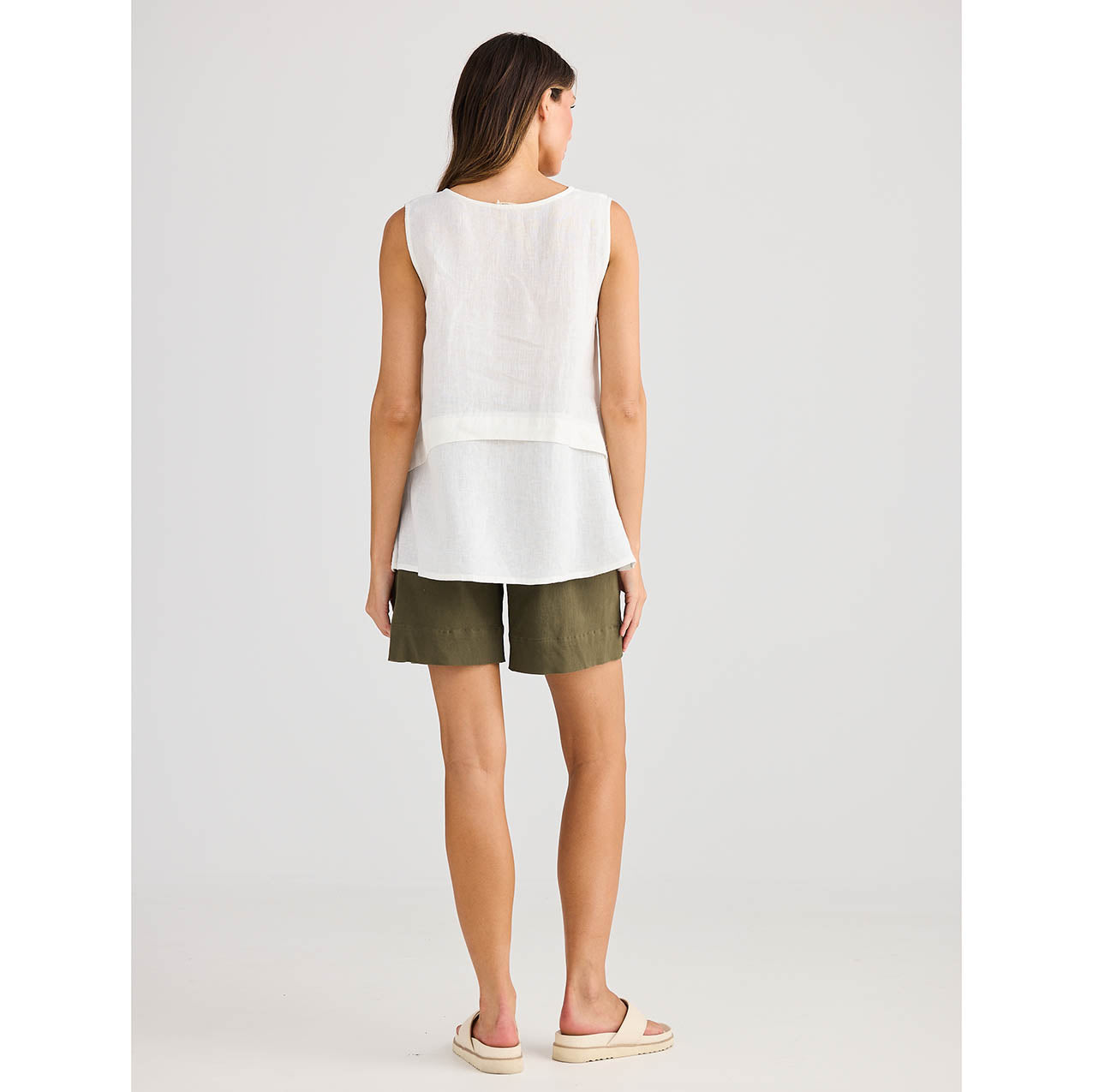 St Tropez Tank Top White