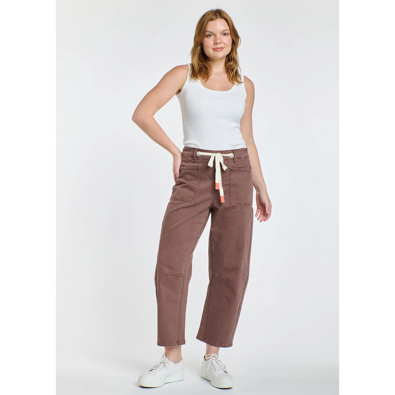Carter Barrel Jean Chocolate
