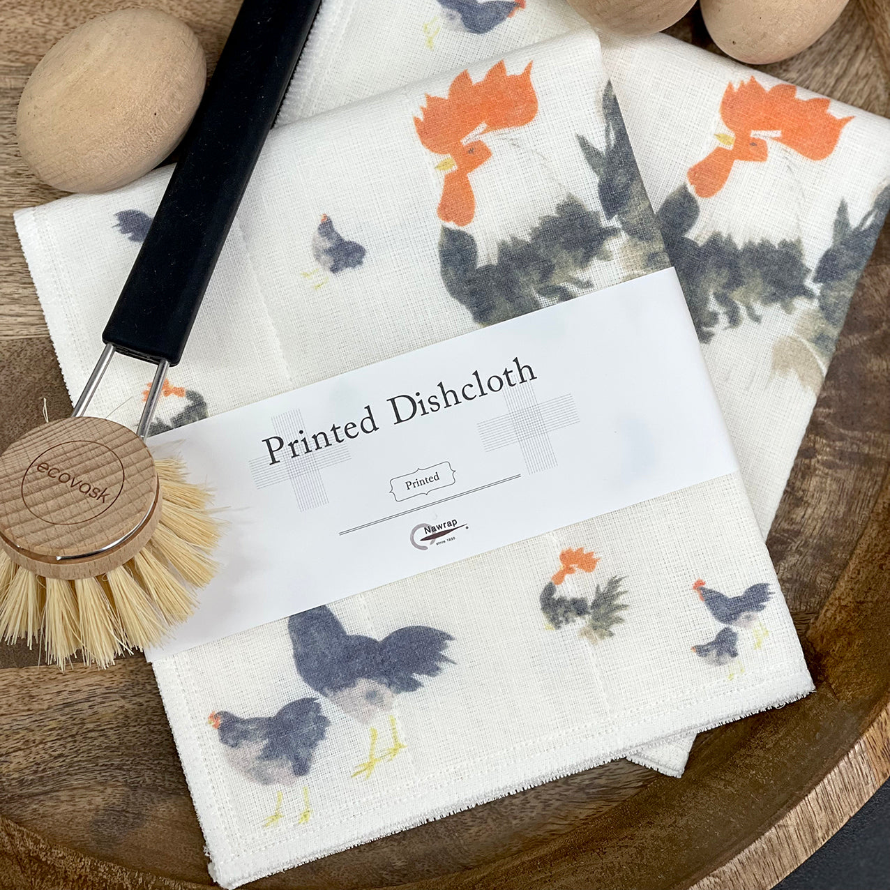 Nawrap Dish Cloth Rooster Hen