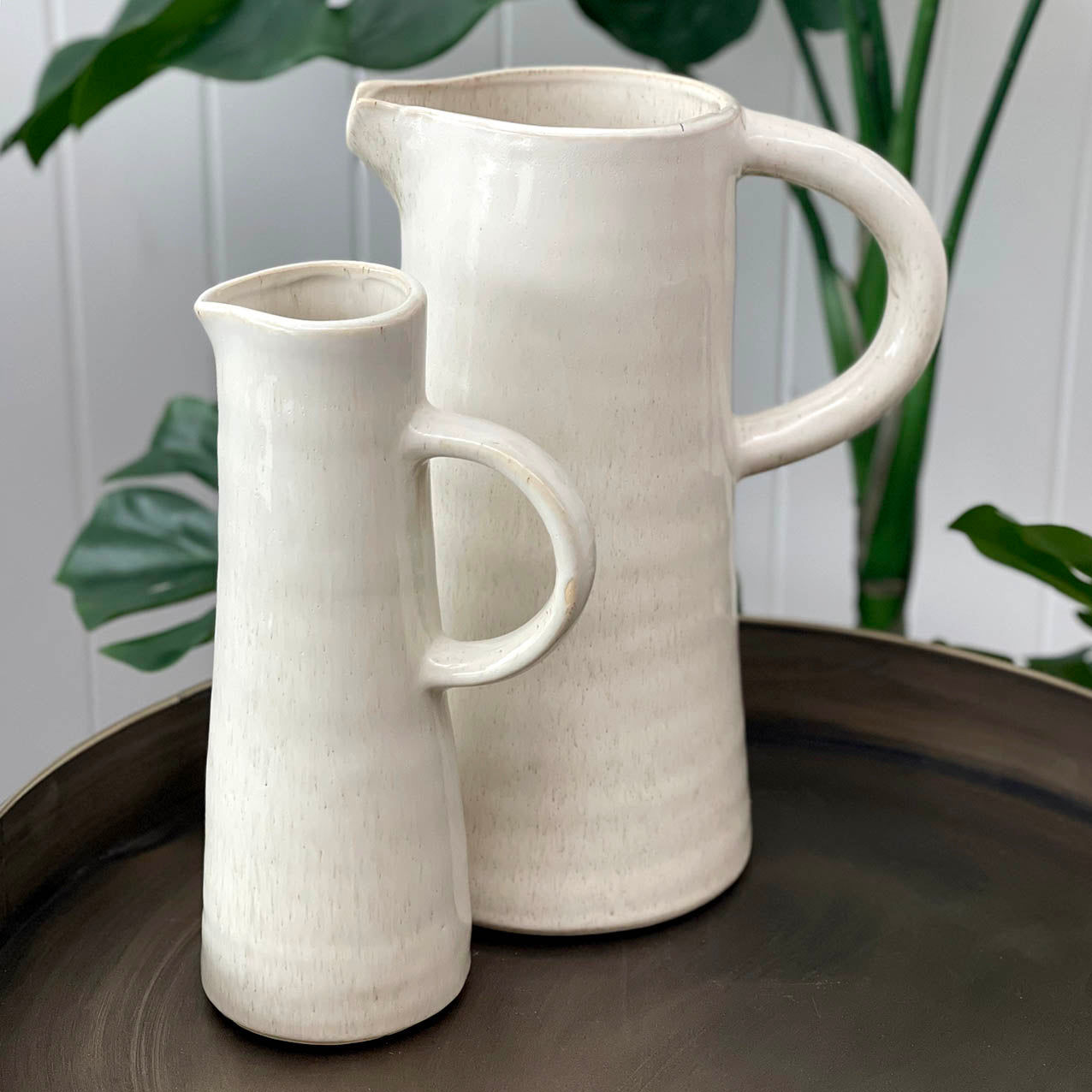 Terracotta Jug Ivory