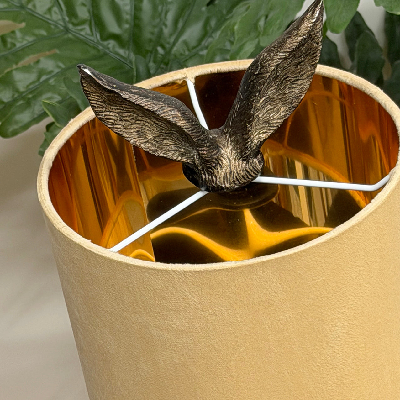 Bunny Table Lamp Brown/Champagne