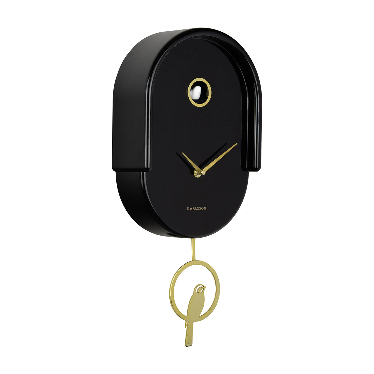 Tweet Clock Black