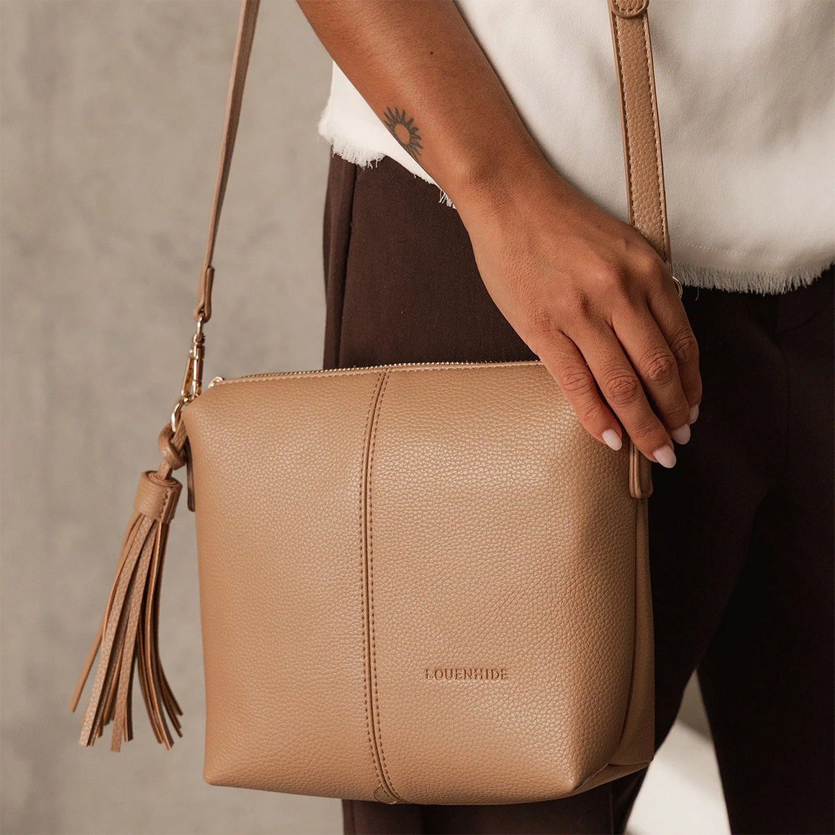 Kasey Crossbody Bag Latte