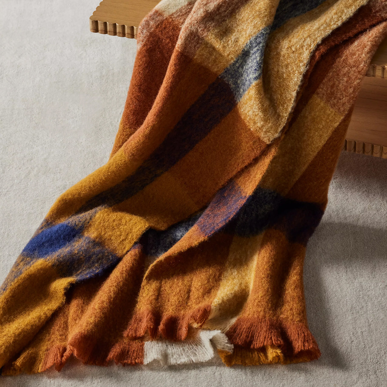 Kinloch Spice Wool Throw