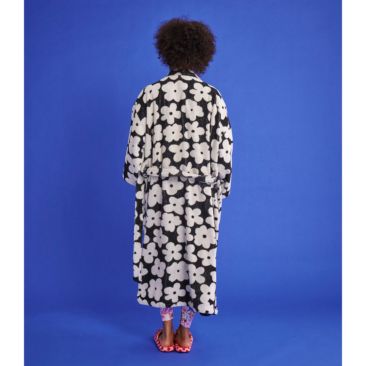 Flower Face Terry Bath Robe