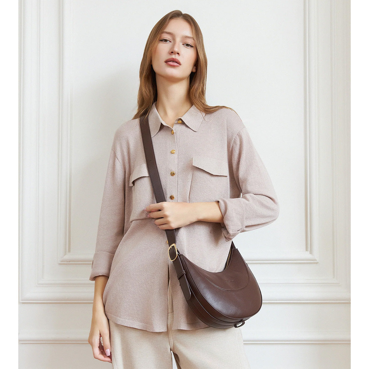 Lane Crossbody Bag Chocolate