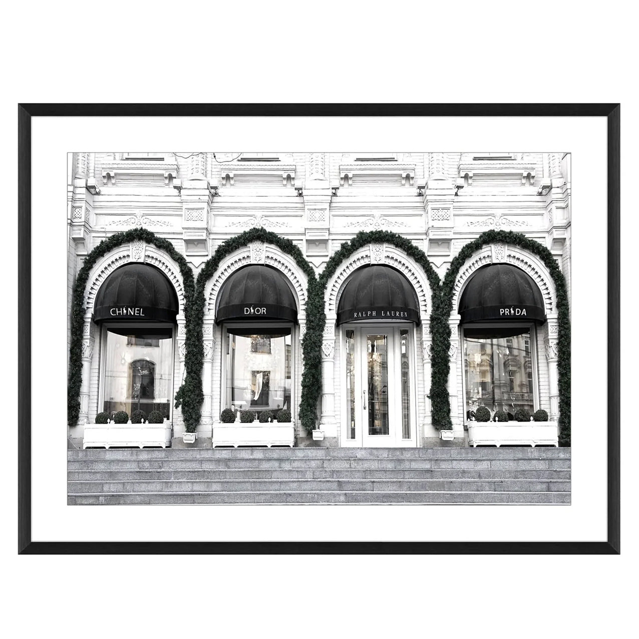 Luxe Glass Framed Print