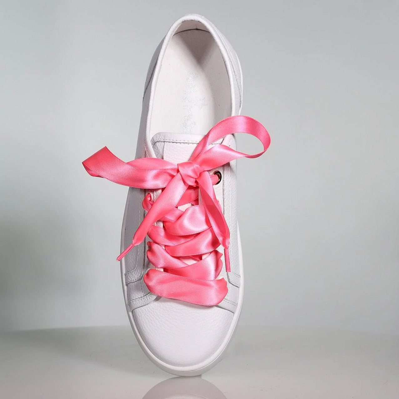 Satin Neon Pink Laces