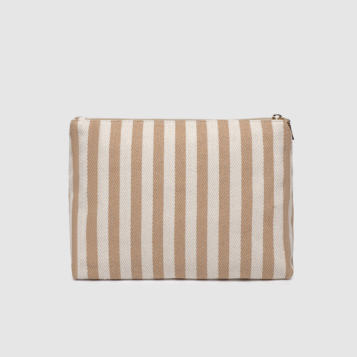 Nala Makeup Bag Beige Stripe