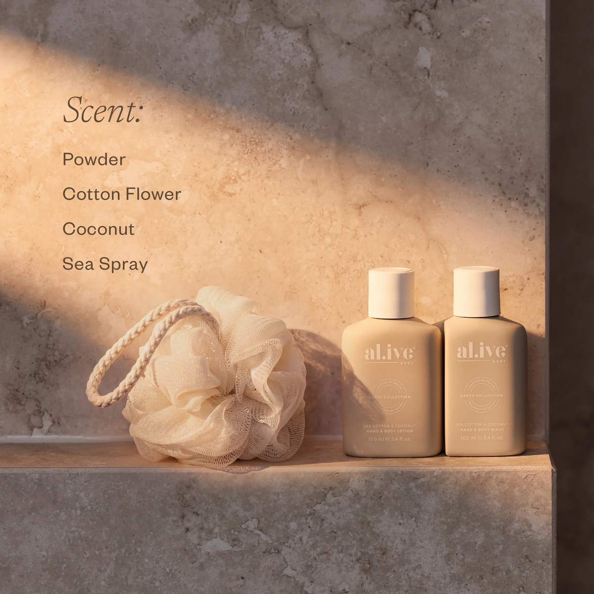 Holiday Body Care Travel Set Sea Cotton & Coconut