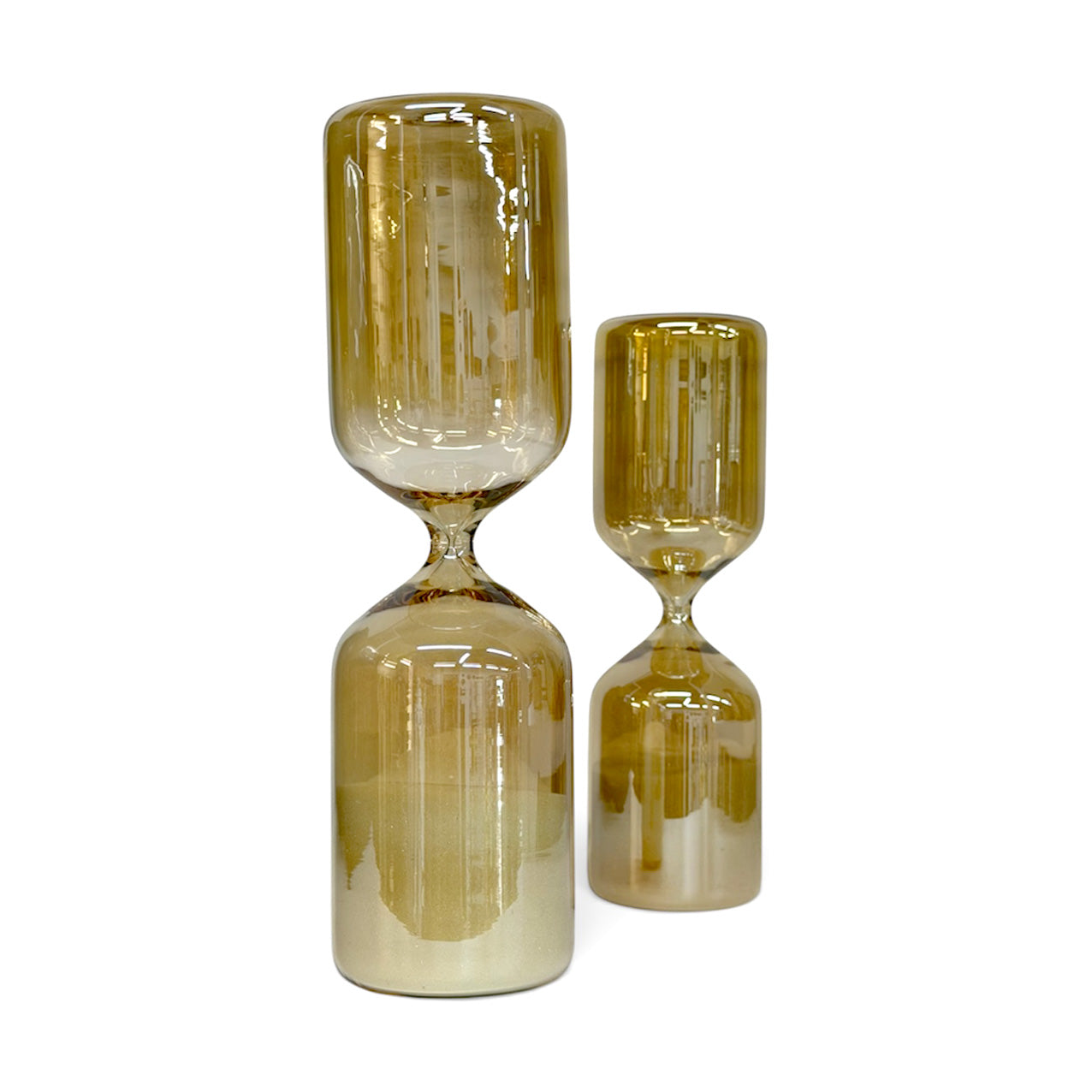 Amber Shimmer Hour Glass