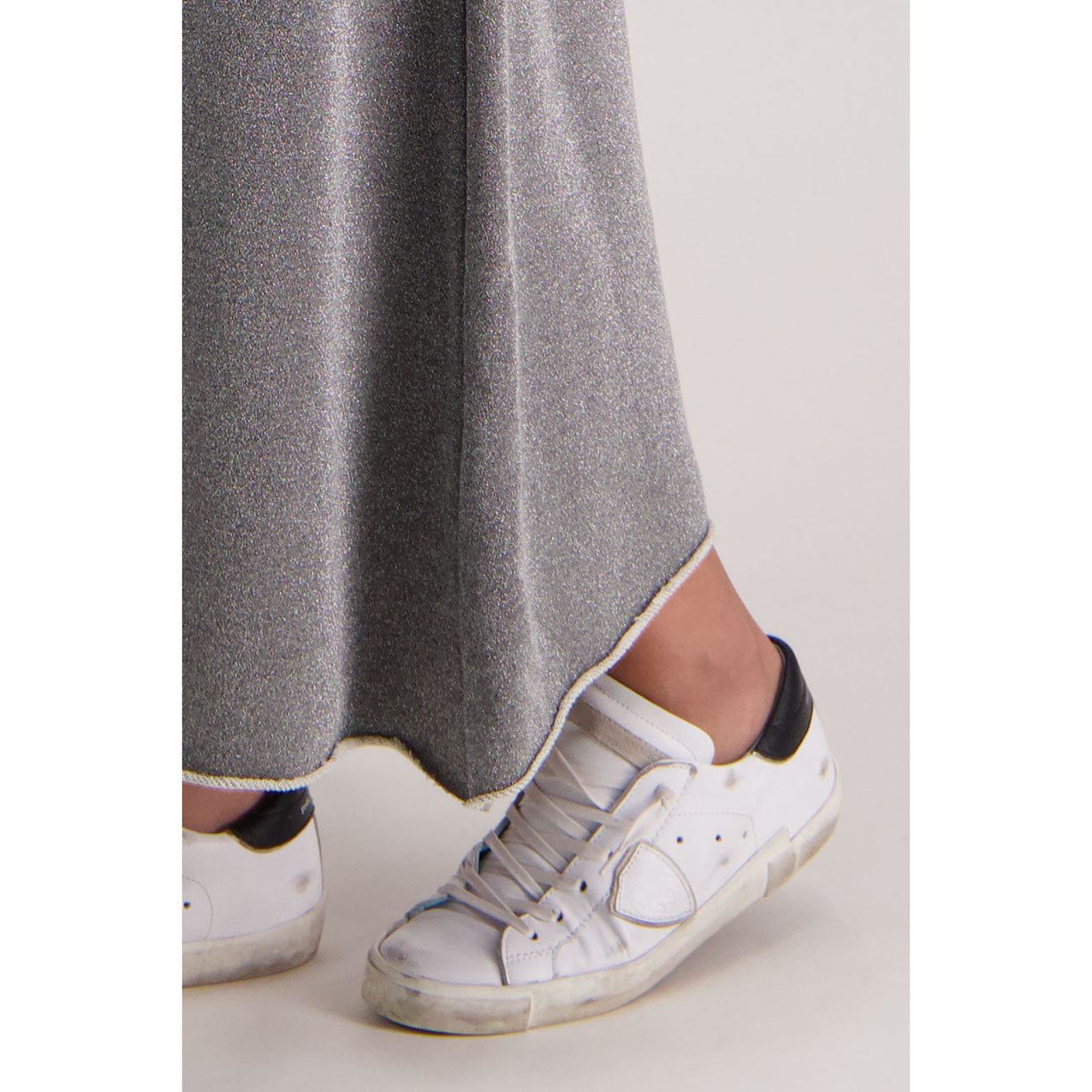 Rutherford Skirt Metallic Silver