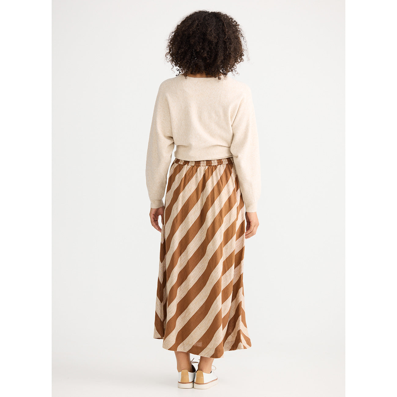 Nadia Skirt Sienna Stripe