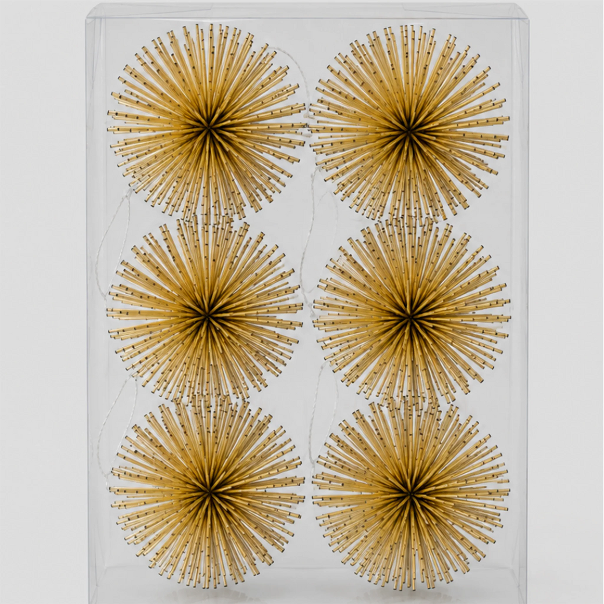 Gold Pom Pom Deco Pack 6