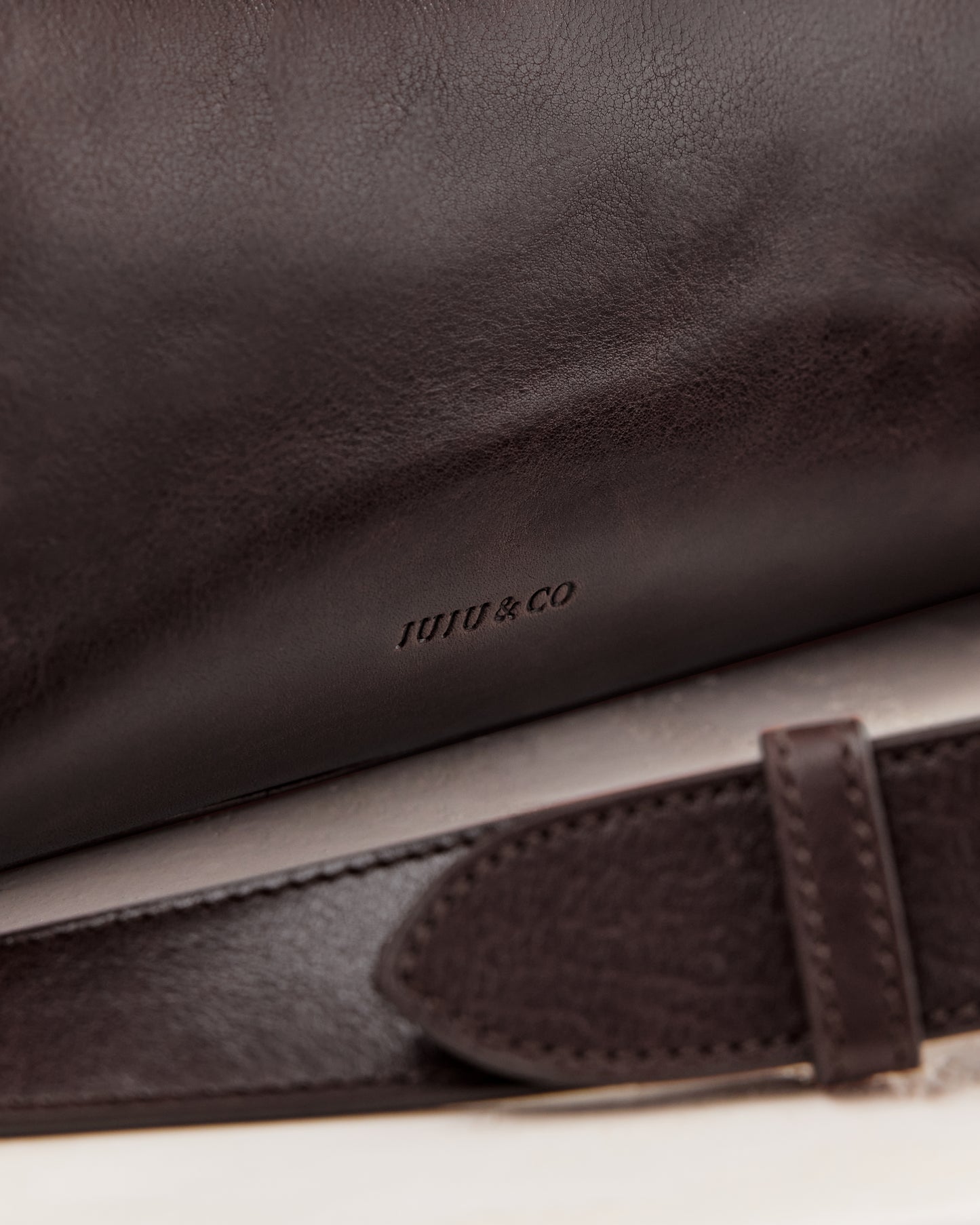 Small Bolster Bag Mahogany