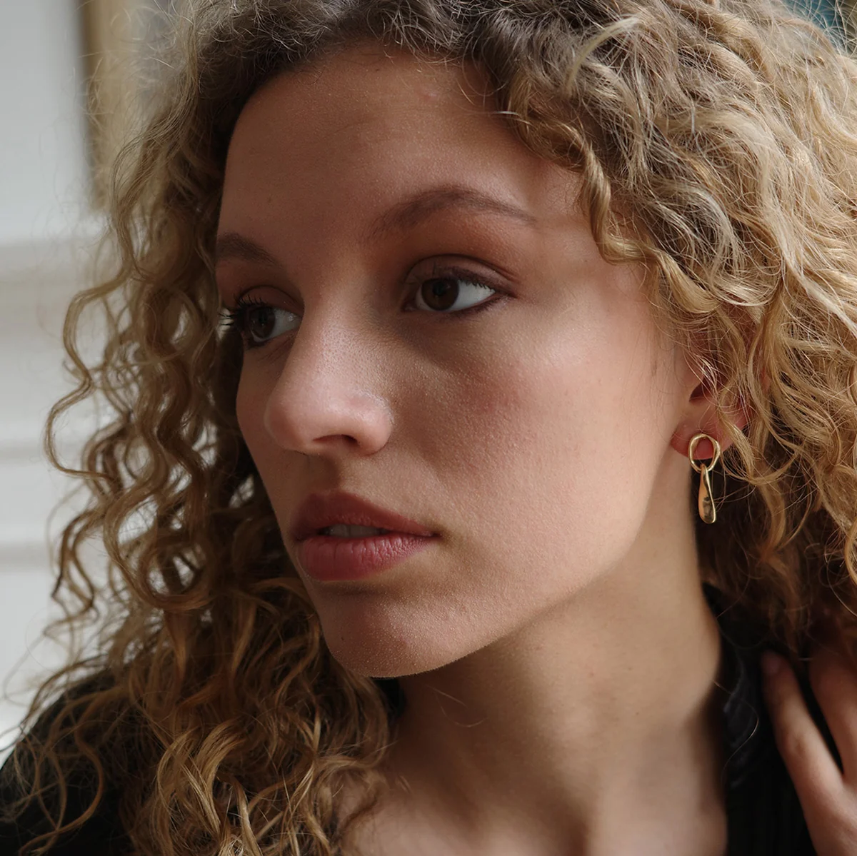 Soft as Silk Gold Earrings