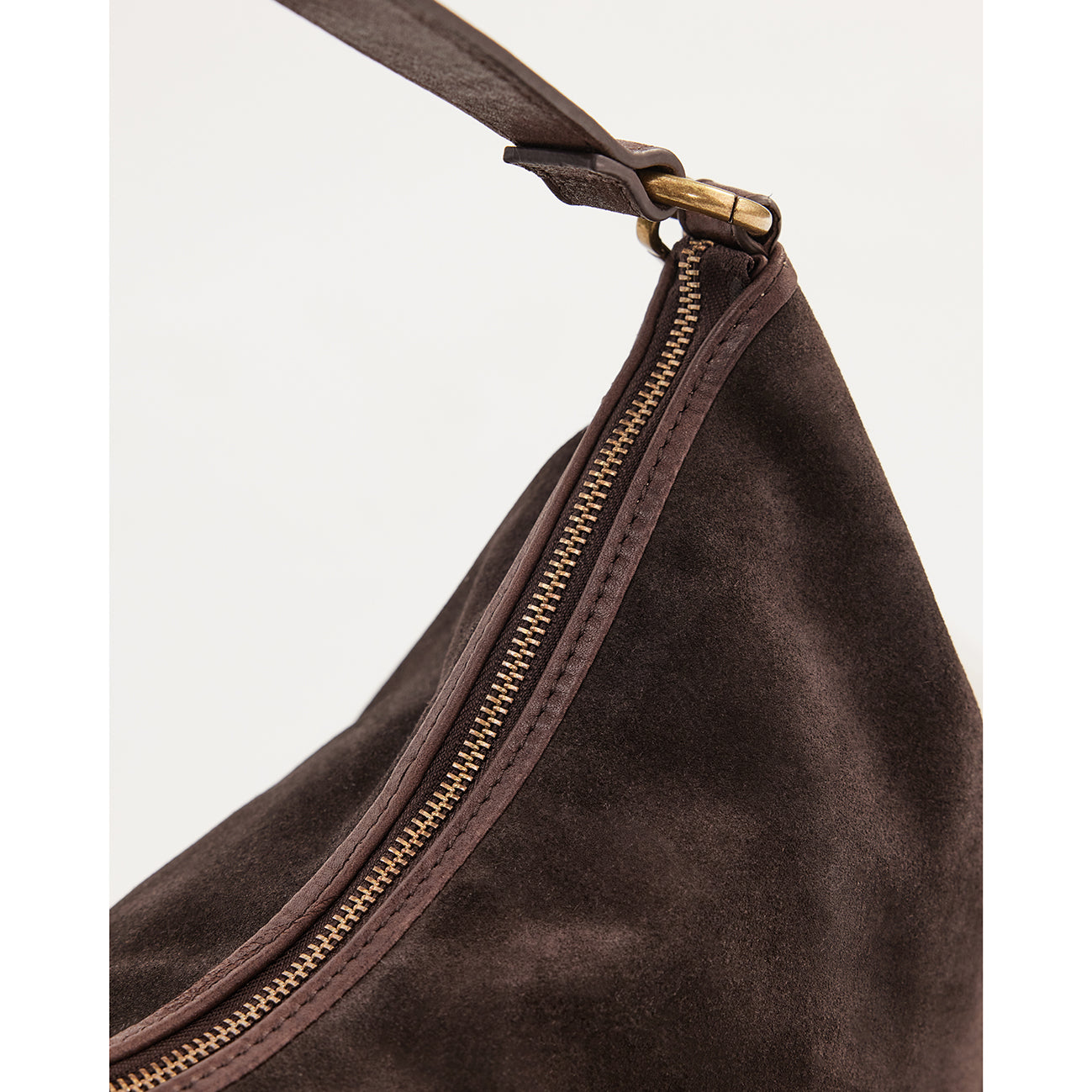 Suede Slouchy Chocolate