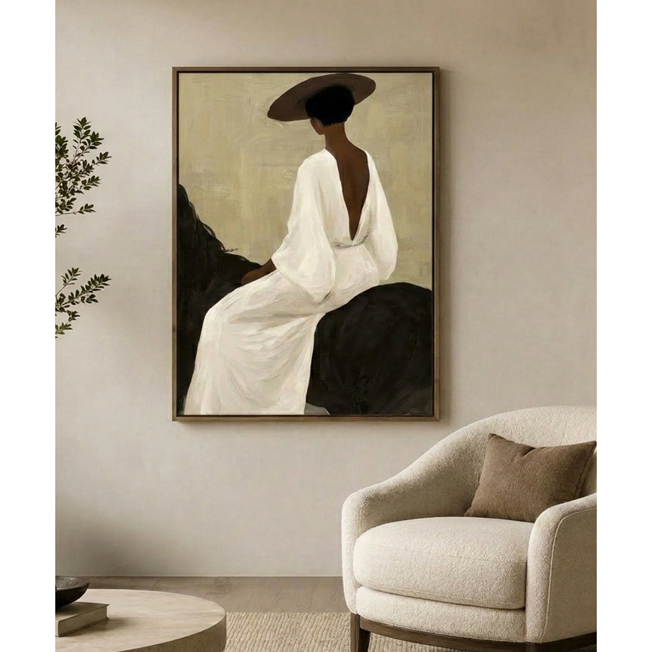 Ali's Sister Framed Canvas