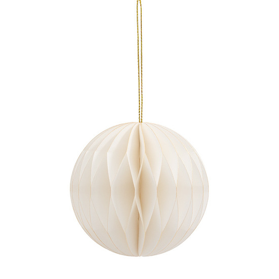 Papier Gilded Ball Off White