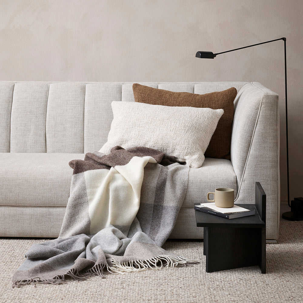 Brunswick Wool Throw Fawn