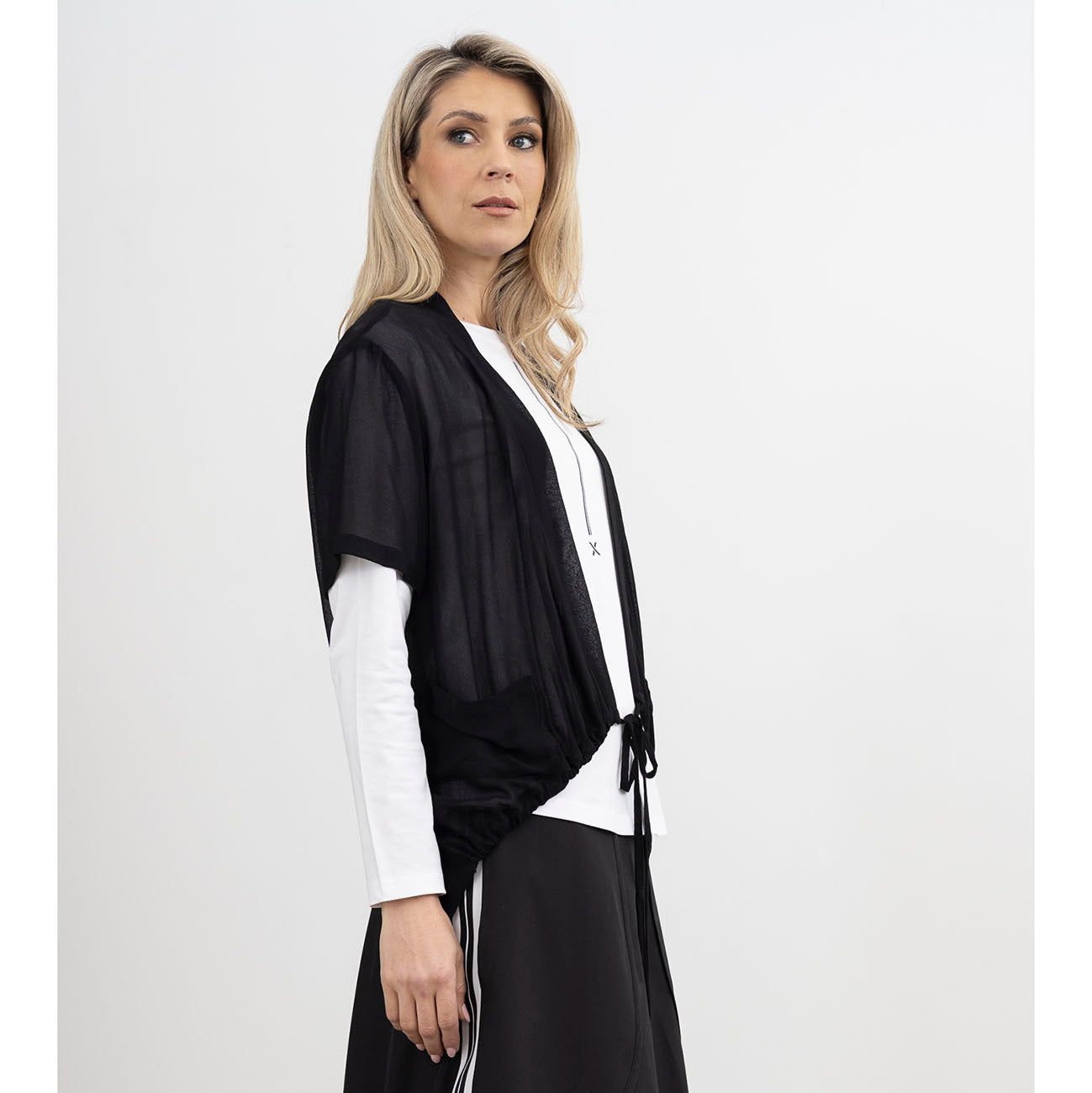 Dramatic Overcast Jacket Black