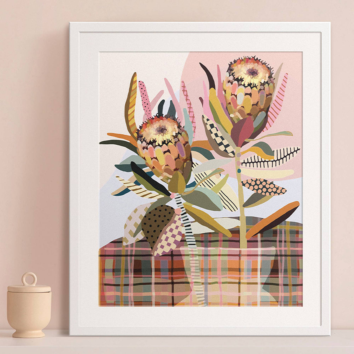 Paint by Numbers Two Proteas