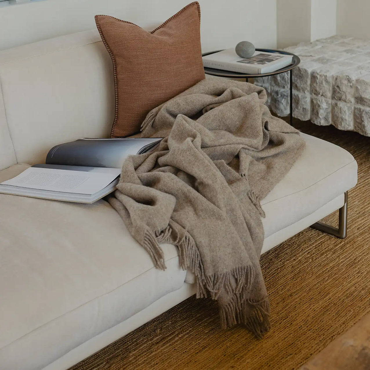 Nevis Throw Oak