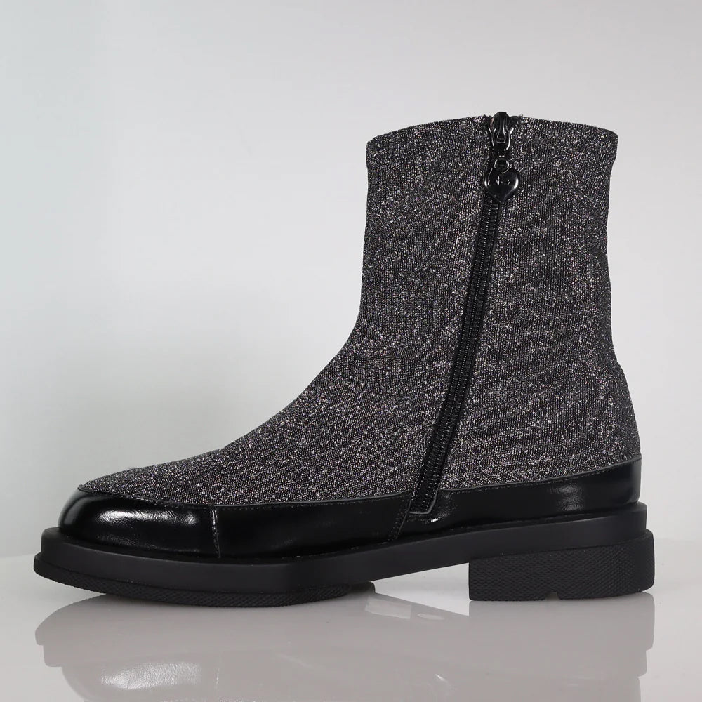 Rhythm Black Sparkle Stretch Boot