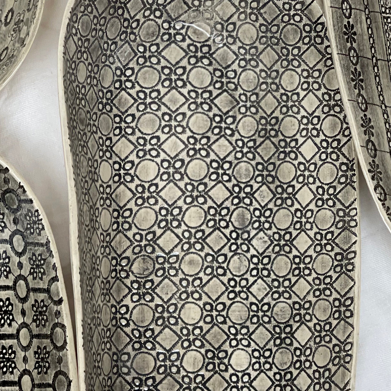 Black Lace Bread Basket