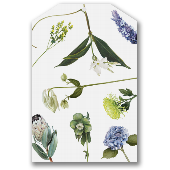 Father Rabbit is proud to present a collection of stunning gift tags. Printed on high quality beautiful paper stock. Each tag measures 6 x 9cm. Each tag comes with string to affix to your gift. Blank on other side.