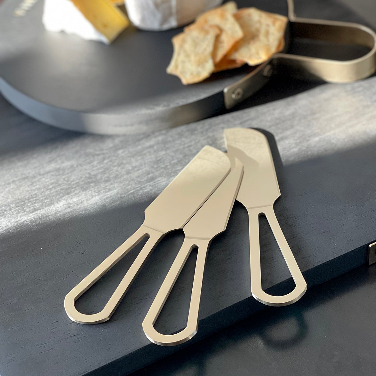 Orson Gold 3pc Spreader Knife Set