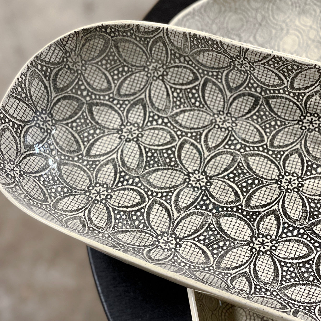 Black Lace Rice Dish