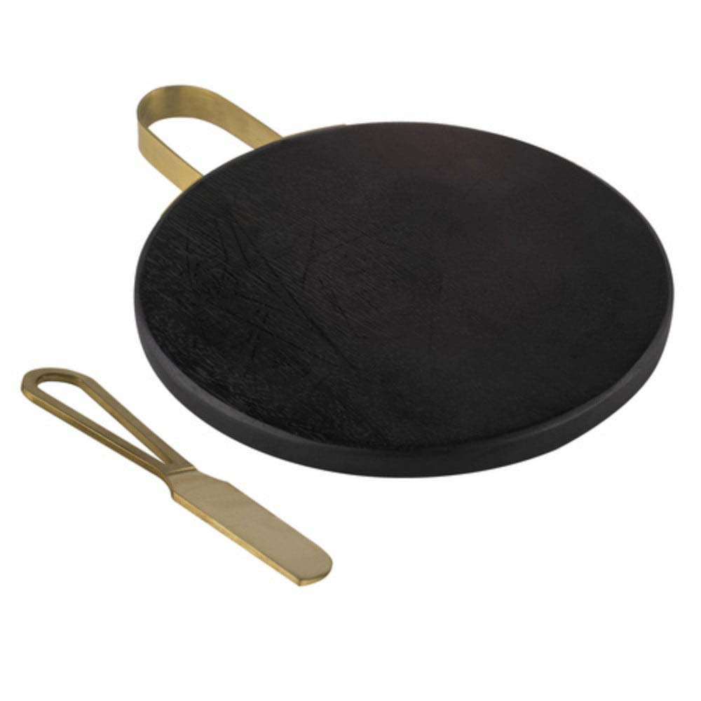 Orson Black 2pc Cheese Set