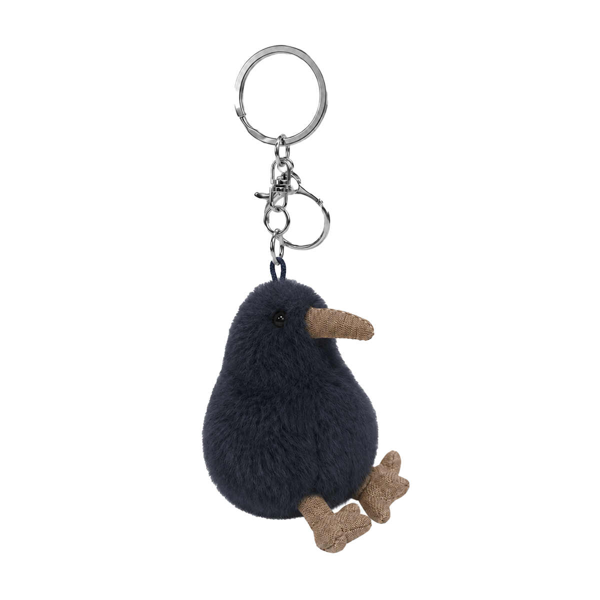 Koko the Kiwi Bag Charm Slate