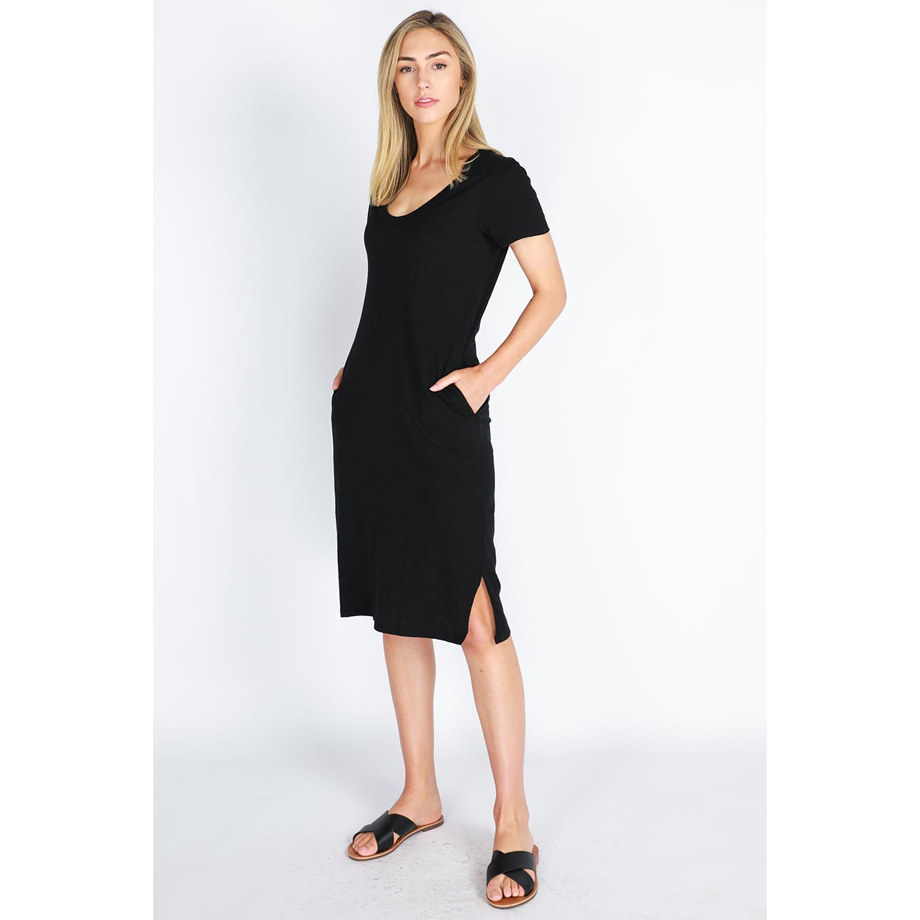 Rachel Midi Dress Black