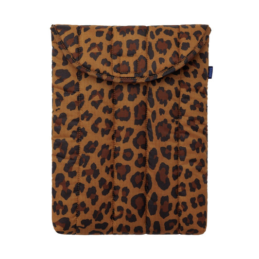 Baggu Puffy Laptop Sleeve 13/14" Leopard