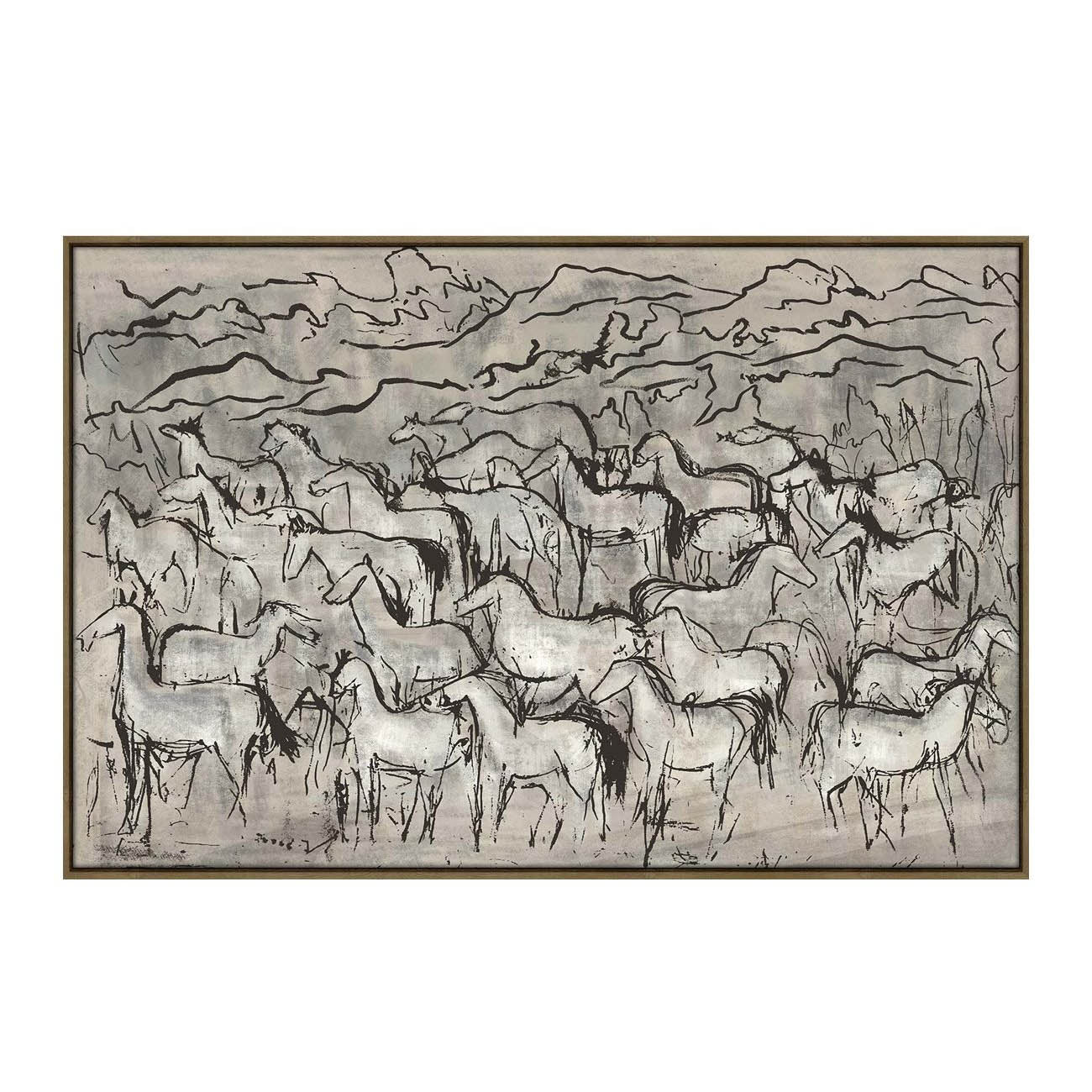 Heard Framed Canvas