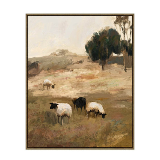 Flock Framed Canvas
