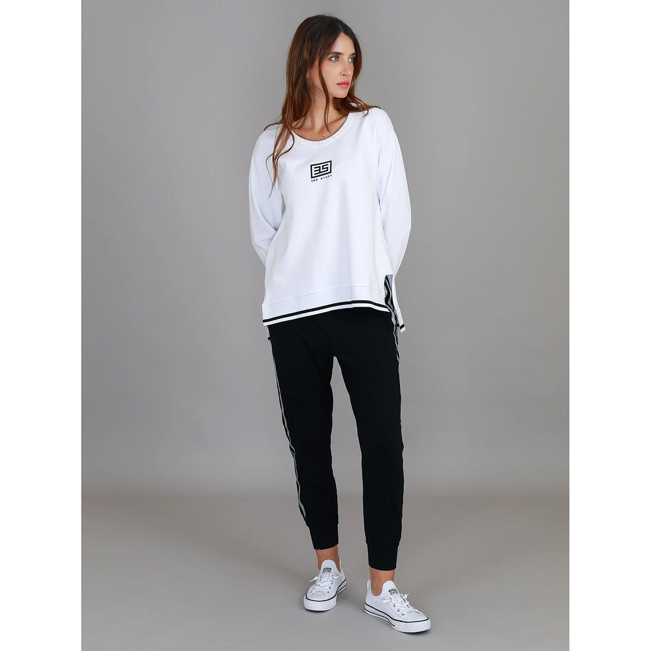 Lanna Logo Sweater White