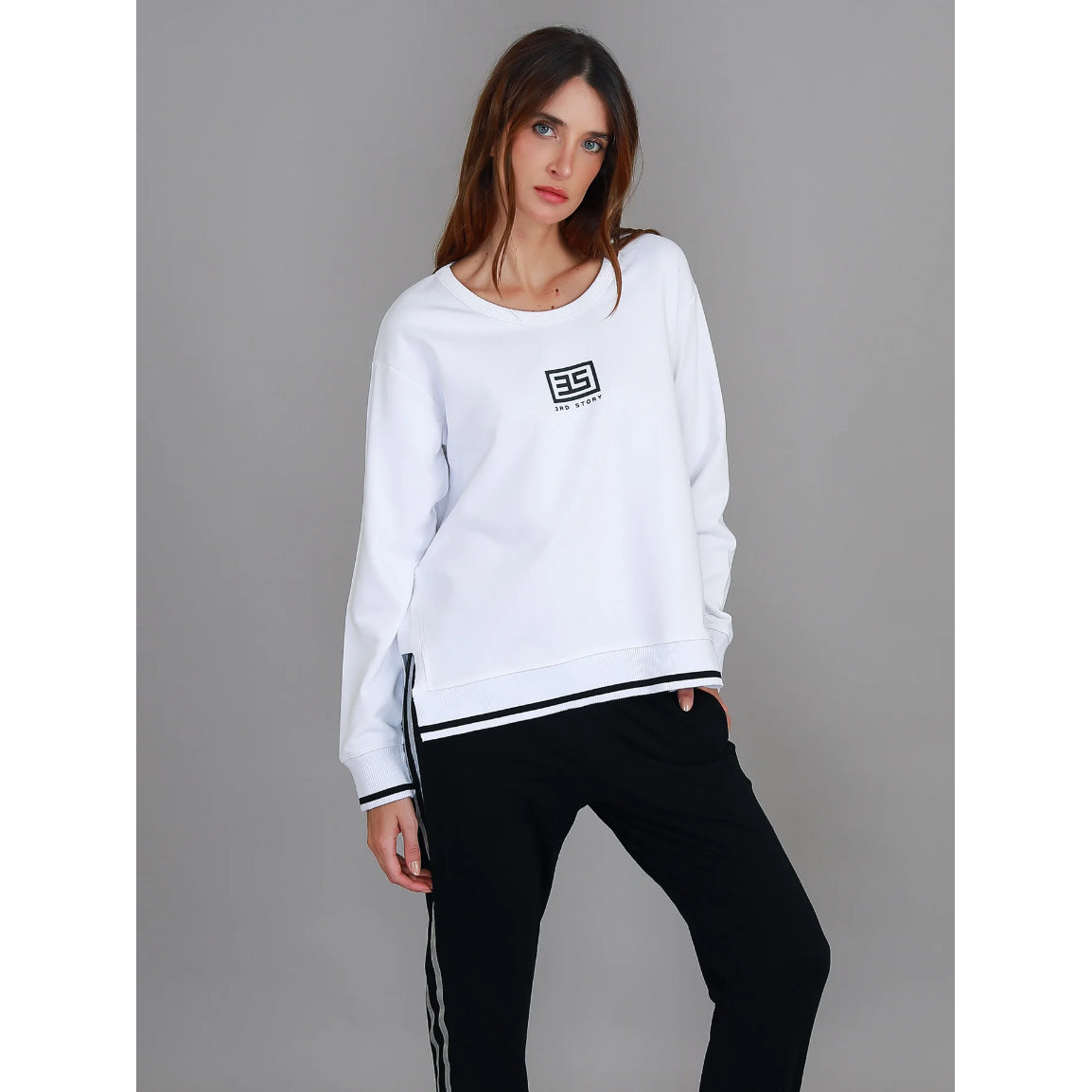 Lanna Logo Sweater White