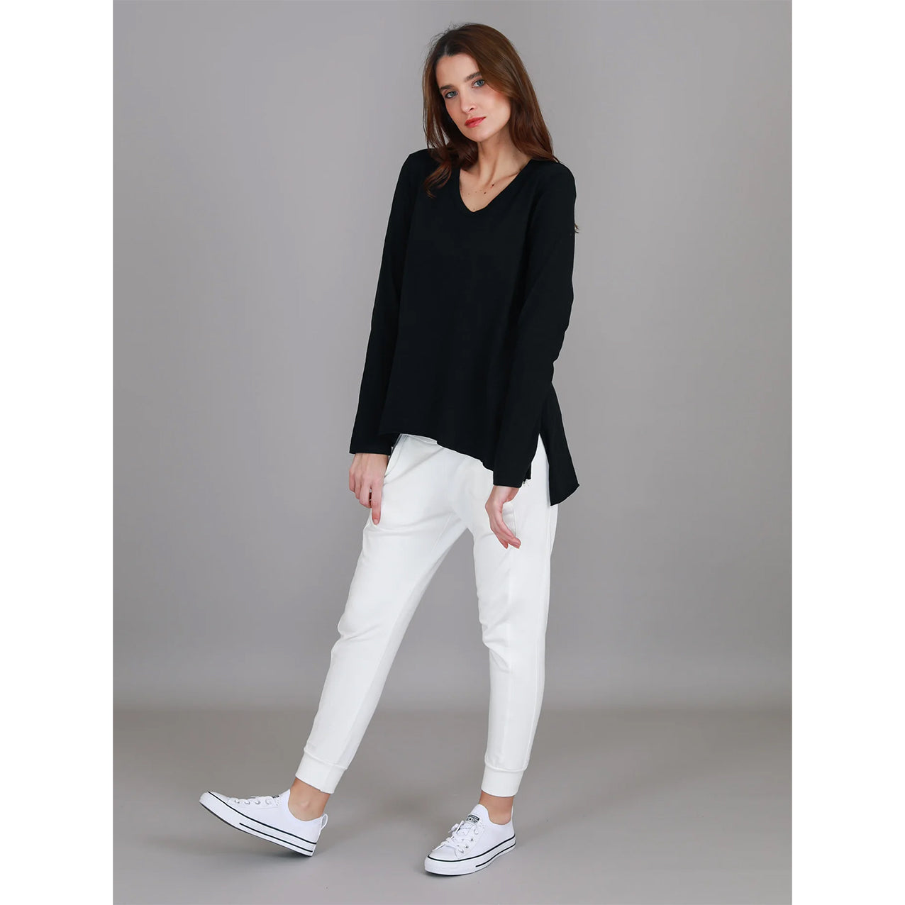 Millicent Long Sleeve Tee Black