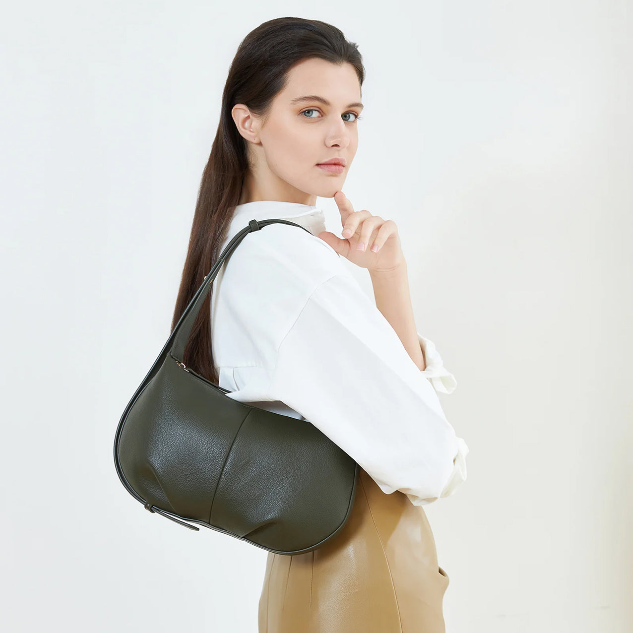 Olivia Shoulder Bag Olive